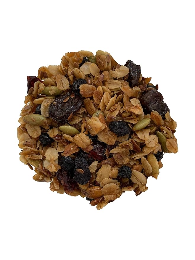Cravings Daily Granola Variety- 3 Pack- Apricot Blueberry Coconut &amp Macadamia Nut Cranberry Orange &amp Roasted Nut and Blueberry Cherry Cranberry &amp Pumpkin Seed