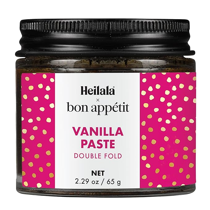 Heilala x Bon Appétit Double Fold Vanilla Bean Paste – Twice the Flavor and concentration Sustainably Sourced 2.29 oz