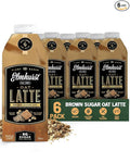 Elmhurst 1925 Brown Sugar Oat Milk Latte – Plant-Based Vegan Dairy-Free Latte Made of Whole Grain Oats Cold Brew Premium Arabica with 95mg Caffeine &amp Real Brown Sugar – 25.4oz (Pack of 6)