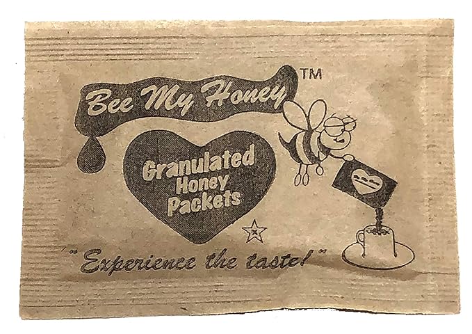 Bee My Honey Pure Granulated Honey Packets 300 Individual Packets