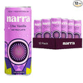 Narra Oat Milk Tea Latte (12 Pack) - Ube Vanilla Caffeine Free Organic Oat Milk MCT Oil Vegan Dairy Free No Refined Sugar Non-GMO
