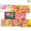 DagashiyaBox Japanese Treats Snacks Assortment Box with 70~80 Bars pcs of KitKat 8 bags Sweet Dagashi Box for Kids and Adults Fun Birthday Gift