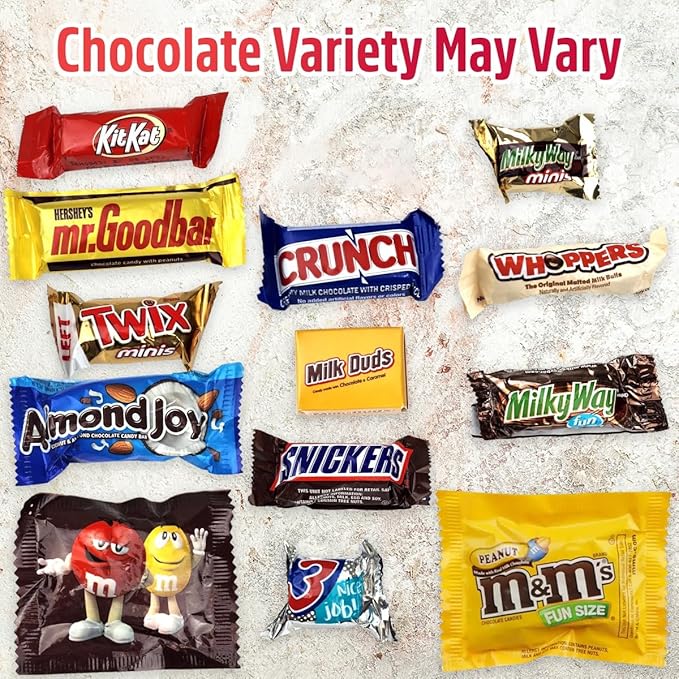 Easter Chocolate Candy variety pack - 5 pound Assorted Bulk Chocolate Mix Office Candy Assortment for Birthday Party Kids College Students &amp Adults.