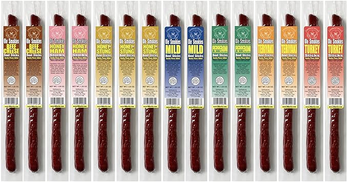Buffalo Bills Assorted Mild Ole Smokies - 15 Wrapped Sticks Per Tub