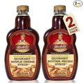 Michele’s Syrup Variety pack – Maple Crème Butter Pecan Syrup | Flavoring Syrup for Pancakes and Waffles Ice Cream – Condiment for Salmon Pork and Beef – Great Breakfast Food Gift