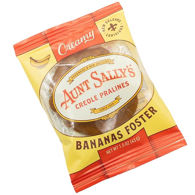 Aunt Sally's Creamy Assorted Pralines- 12 count box- New Orleans Most Famous Praline- Handmade Pecan Candy