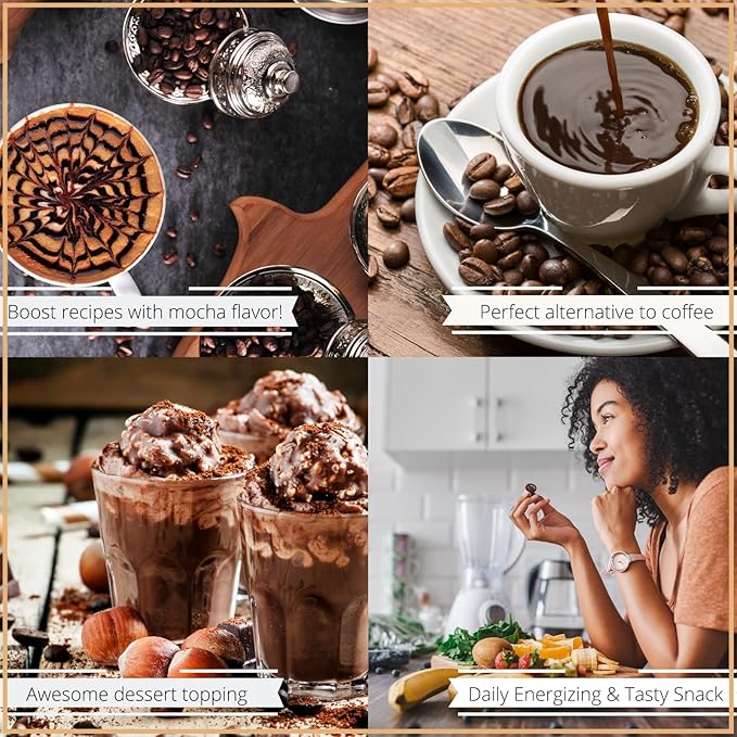 Dark Chocolate Covered Espresso Beans - by It's Delish 2 Lbs Bulk | Coffee Lovers Snack | Gourmet Chocolates Candy Snacks | Made in USA Vegan Kosher