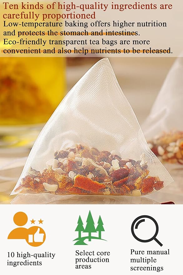 Five-finger Peach Dampness-removing Tea 300g/10.58oz Dampness Clearing Herbal Red Bean Coix Seed Tea Bags Gorgon Fruit Poria Cocos Red Date Jujube Combination herbal tea 五指毛桃 祛湿茶 去湿茶
