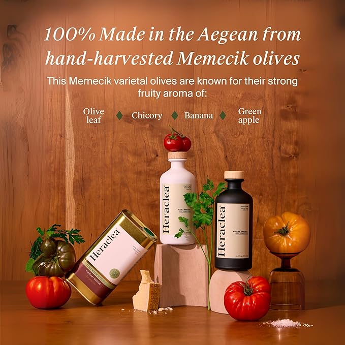 Heraclea - Everything Oil - Extra Virgin Olive Oil - Organic Olive Oil - Extra Virgin - Cold Pressed - Polyphenol Rich EVOO - 33.8oz Bottle