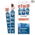 Vermont Smoke &amp Cure - Smoked Premium Beef Sticks - Meat Protein Snack - Portable Healthier Meat Snack for Adults &amp Kids - Individually Wrapped Jerky Snacks - 1oz - 24 Count