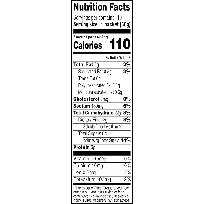 Quaker Instant Oatmeal Peaches &amp Cream Breakfast Cereal 10 Packets Per Box