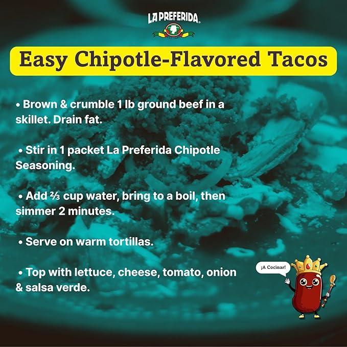 La Preferida Chipotle Seasoning 1.25 Oz (Pack of 12)