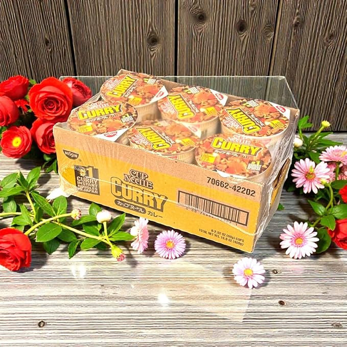 Asia Style Instant Noodles (1 PACK CUP CURRY INSTANT NOODLES)