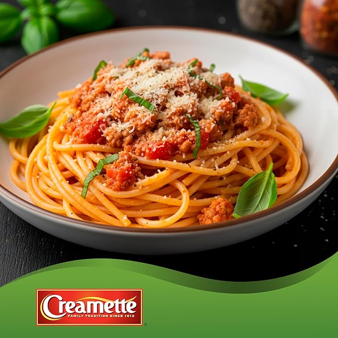 Creamette Spaghetti Pasta 12-Pack (32 oz Each) – Traditional Italian-Style Pasta for Classic Dishes