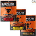 BeeFCake Jerky Sweet to Hot Meat Snack Variety Pack – Beef Hot and Spicy Jerky Pork Sweet Heat and Honey BBQ – High Protein Beef Sticks and Pork Snack Assortment Meat Snack Gift Box for Men