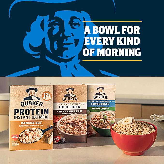 Quaker Organic Quick Cook Oatmeal Breakfast Cereal Non-GMO Project Verified 24 Oz(Pack of 4)