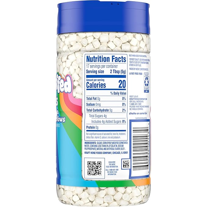 Kraft Jet-Puffed Mallow Bits Vanilla Flavor Marshmallows 3 Ounce (Pack of 6) with Portion Scoop