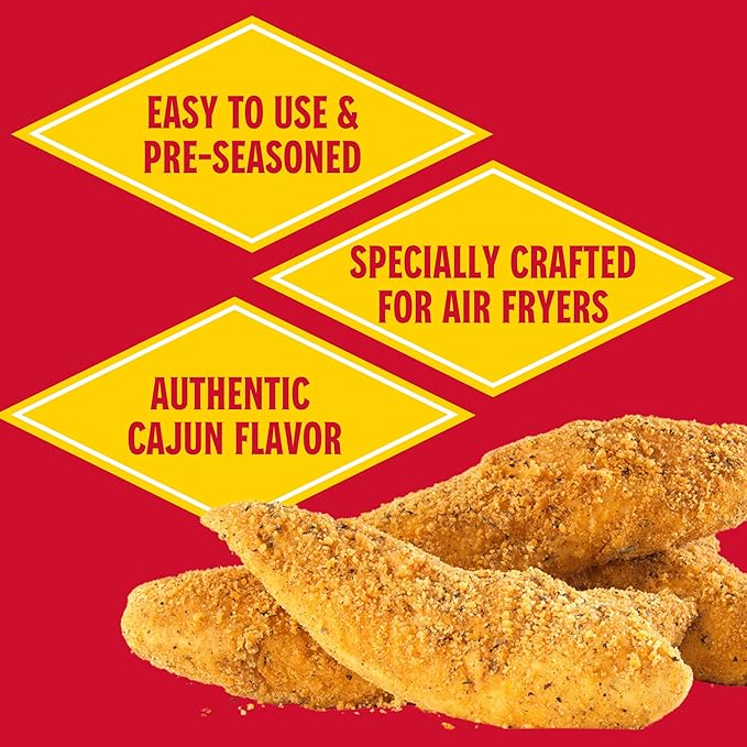 Louisiana Fish Fry Air Fry Garlic &amp Herb Mix 5 oz (Pack of 6)