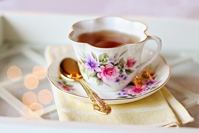 FIRE TEAS DETOX &amp GLOW - Ayurvedic Cleansing Tea - Organic White Tea Turmeric (Curcumin) Ginger Cardamom Cinnamon &amp Saffron - Delicious Fast &amp Effective -