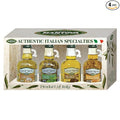 Mantova Grand’Aroma Flavored Extra Virgin Olive Oils Variety Gift Set made in Italy cold-pressed 100% natural heart-healthy for grilling barbequing smoking and cooking 8.5 oz