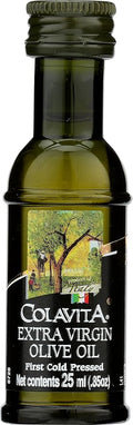 Colavita Premium Italian Extra Virgin Olive Oil Mini Bottles 0.85 fl. oz. (Pack of 240)