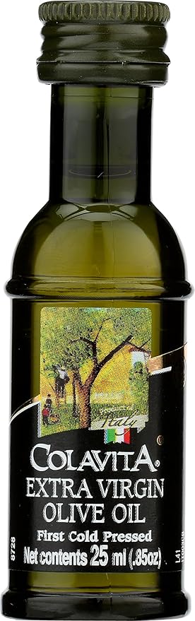 Colavita Premium Italian Extra Virgin Olive Oil Mini Bottles 0.85 fl. oz. (Pack of 240)