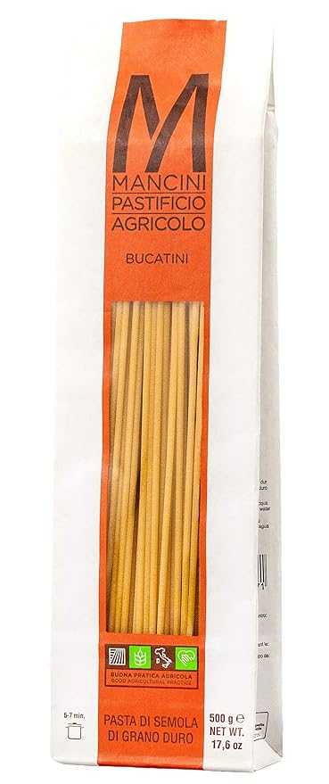 Pasta Mancini Bucatini 500 Gram (Pack of 4)