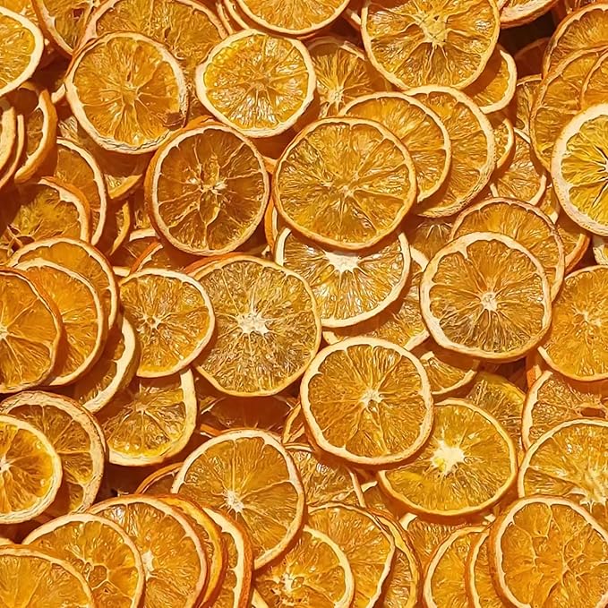 Dried Dehydrated Orange Slices Dried Oranges for Cocktails Decoration Christmas Tree Crafts Sugar Free Fruit Slices Fruit Tea 350g