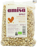 Amisa Organic Spelt Honey Poppies 200 g (Pack of 6)