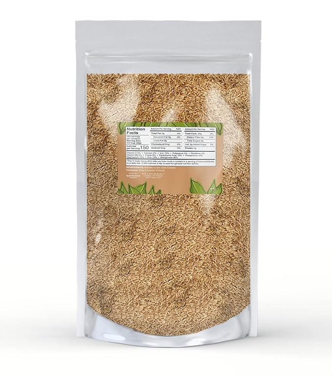 Unpretentious Oat Groats and Rolled Oats Bundle Various Sizes Variety of Oats Hearty Breakfasts