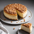 ANDY ANAND CHOCOLATIER Freshly Baked Peanut Cheesecake 9 | Real California Cream Cheese &amp Crunchy Peanut Bits | No Preservatives Cheesecake All-Natural Ingredients | Delicious &amp Creamy (2 l