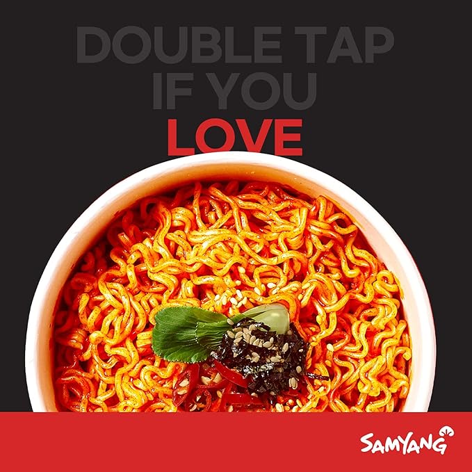 Samyang Buldak (Korean) Hot Spicy Chicken Stir Fried Ramen (Noodles) 4.94 oz (Pack of 40)