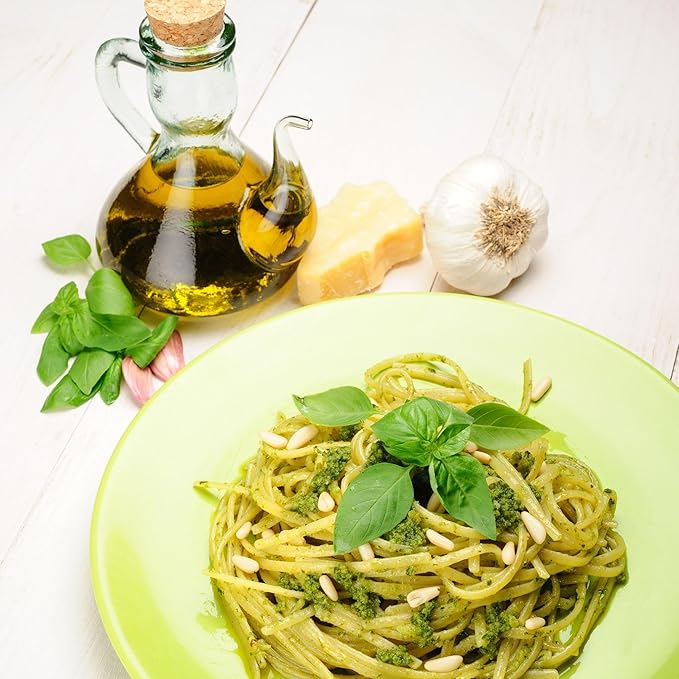 ANTICHI PODERI TOSCANI Handmade Flavored Pasta Garlic &amp Basil Linguine 8.8oz | Imported from Italy Pack of 2