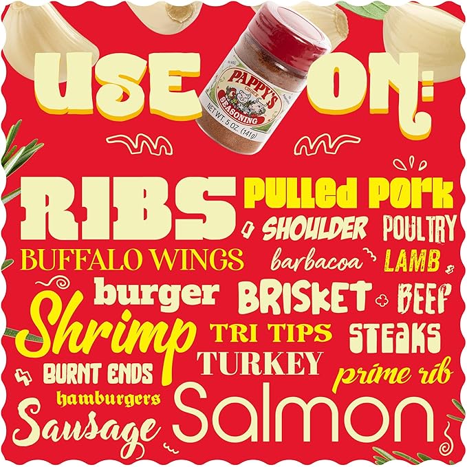 Pappy's Seasonings (Original Red Label 5oz)