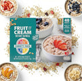 Instant Oatmeal Variety Pack Fruit &amp Cream 40 Packets 4 Flavors: Strawberries Bananas Peaches Blueberries Cream 1.05 oz Single Serve (1 Pack)