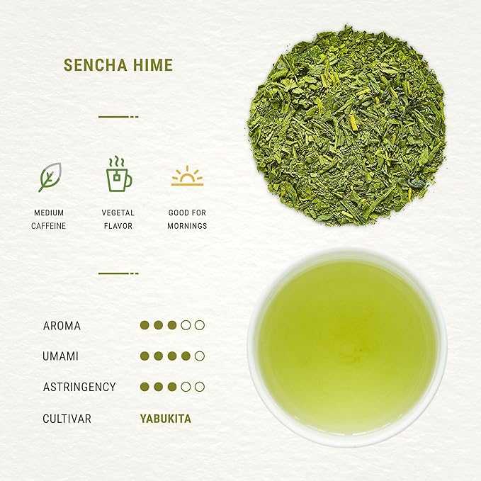 Senbird Premium Sencha With Matcha - Japanese Green Tea With Matcha - From Kyoto Japan - Loose Leaf Tea In Airtight Tea Tin (3.5oz/100g)