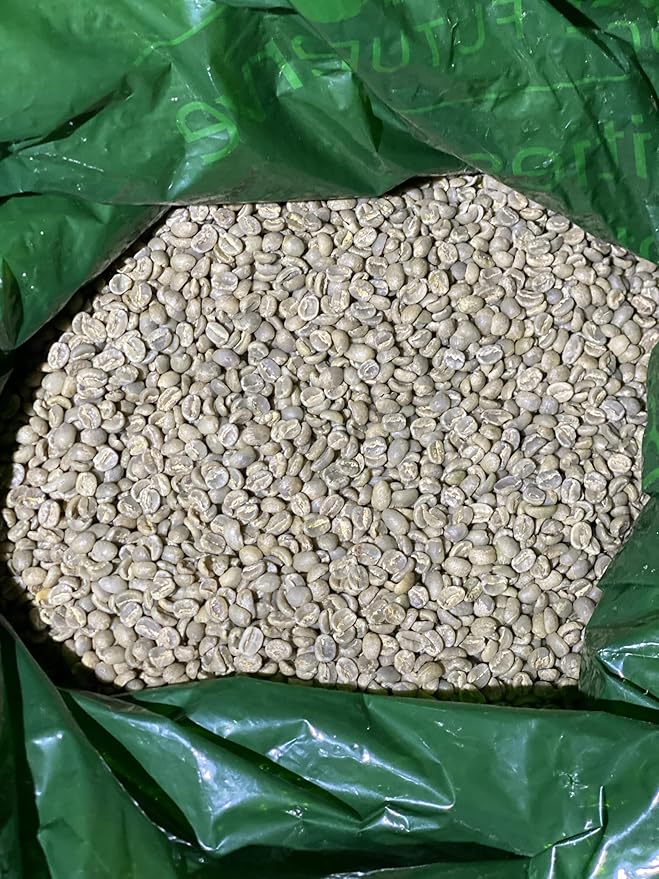 Kenyan AA Unroasted Green Arabica Coffee Beans - Premium AA Grade Quality - 100% Pure Arabica Coffee Beans With Optimal Flavor Freshness &amp Aroma - Handpicked Washed &amp Sun Dried 20 LB