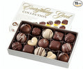 Vegan Plant Based Gluten Free Gourmet Chocolates | Everything Good Truffle Collection (15 Pieces) | Dairy Free Nut Free Peanut Free Soy Free | Allergy Friendly Gifts | By No Whey! Foods