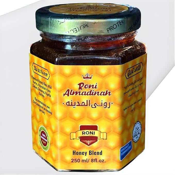 Roni Almadinah Extra Natural Honey Blend Flavor 8 oz/