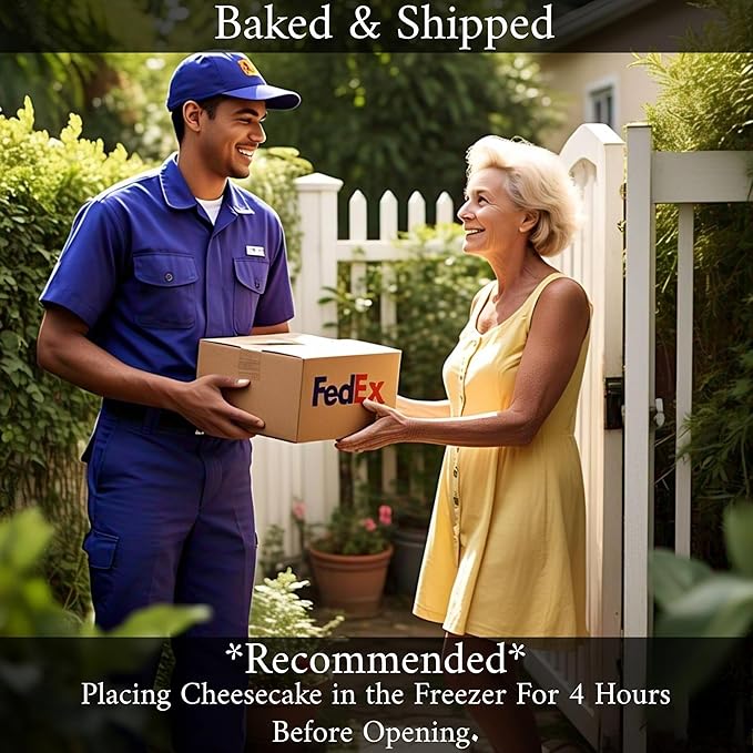 ANDY ANAND CHOCOLATIER Luxurious Fresh Pineapple Cheesecake 9 - Gourmet New York-Style Rich California Cream Cheese Handcrafted No Preservatives Cheesecake Perfect for Celebrations 2 lbs