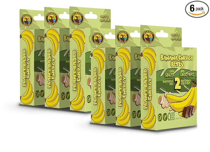 Ipanema Valley Banana Energy Bites w/Ginger - 2 Simple Ingredient Snack