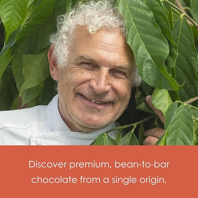 François Pralus Ghana 75% Dark Chocolate 5 Pack - French Chocolate - Bean-to-Bar Direct Trade - Vegan Soy-Free - Bundle