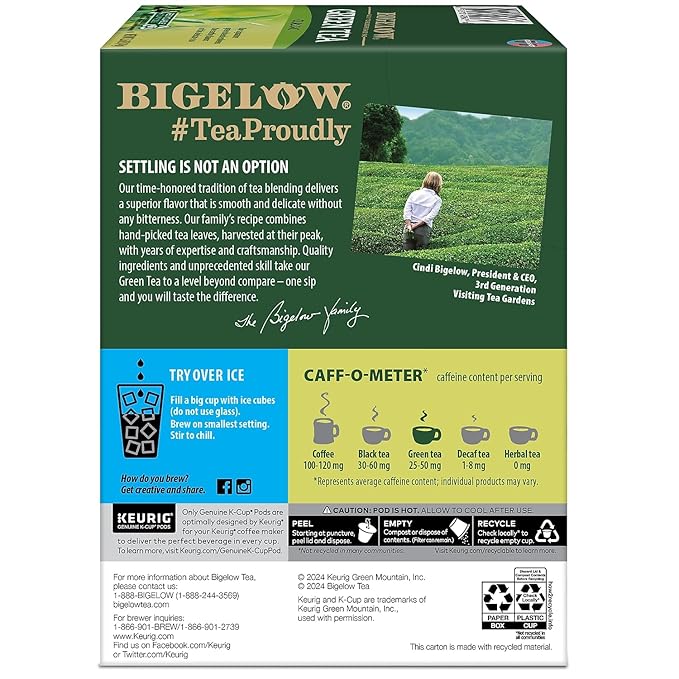 Bigelow Tea Green Tea Cup Pods 96 Count
