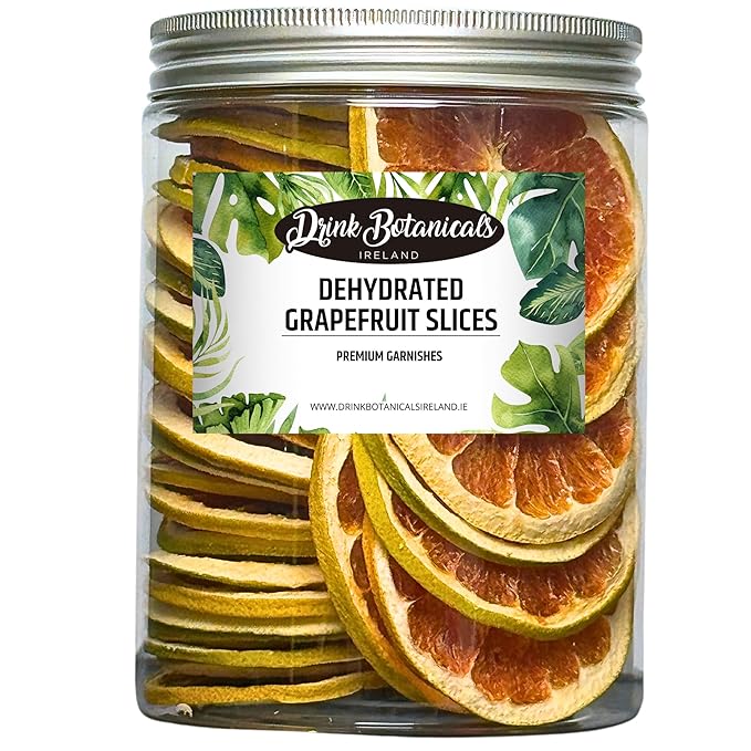 Dried Grapefruit Slices (140G) &amp Dried Blood Orange Slices (150G) Combo Pack for Cocktails Drinks Baking &amp Desserts