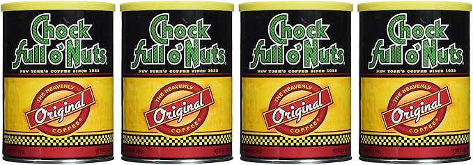 Chock Full O' Nuts Coffee Regular Amg Can 11.3 Ounce (Pack of 4)