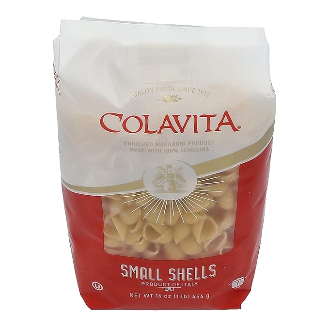 Colavita Pasta - Small Shells 1 Pound - Pack of 20