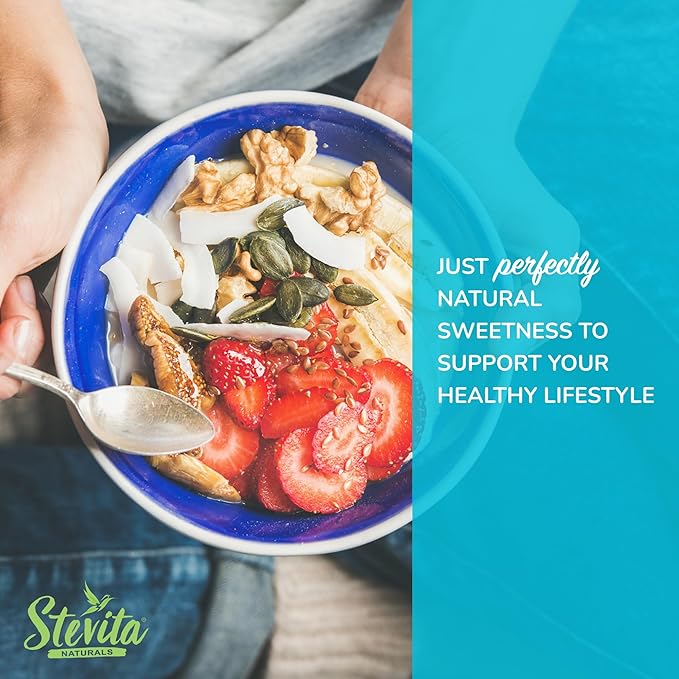 Stevita Organic Stevia - 16 oz - Stevia &amp Erythritol All-Natural Sweetener No Calories - USDA Organic Non-GMO Vegan Keto Paleo Gluten Free - 908 Servings
