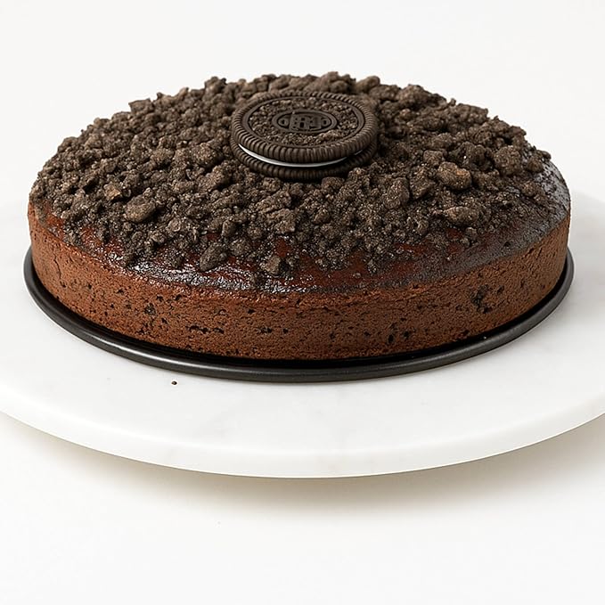 ANDY ANAND CHOCOLATIER Sugar Free Cookies &amp Cream Cake 2 lbs - Award-Winning Fresh &amp Natural Ingredients Handcrafted Perfection Ideal for Diabetics