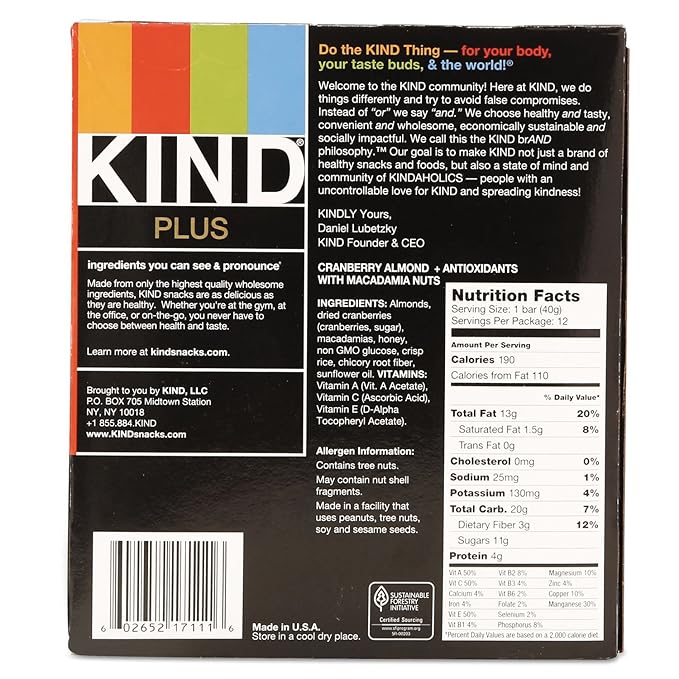 Plus Nutrition Boost Bar