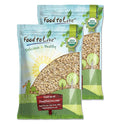 Food to Live Organic Spelt Flakes 14 Pounds - Rolled Spelt Made from Whole Grain Non-GMO Berries Uncooked Raw Whole Foods Vegan Kosher Bulk Great for Breakfast Cereal and Granola.